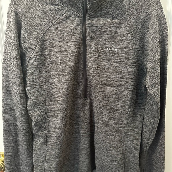 LL Bean classic ladies fleece pullover size large - Picture 2 of 7